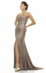 Sexy Cocktail Chiffon/Taffeta/Tulle Crystal Beaded Crystals Applique Lace Prom Dress 