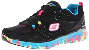 Skechers Women's Synergy Perfect Colors Fashion Sneaker,Black/Multi,8.5 M US