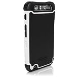 Ballistic SG0931-M385 Ballistic SG for Motorola Atrix HD - 1 Pack - Retail Packaging - Black/White