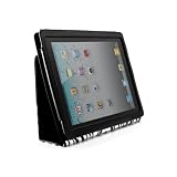 Proporta Apple iPad 2 Hochglanz Shine Hülle / Etui - Schwarz / Zebra