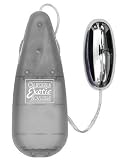 Vibrating Silver Bullet with Teardrop Controller - Smoke