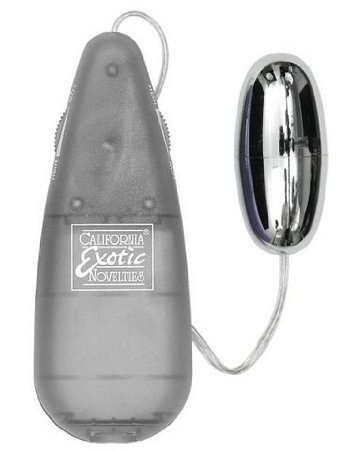 Bulk Slim TeardroVibrating Silver Bullet with Teardrop Controller