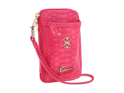 Guess Confession Wristlet Phone Case Wallet, Pink Guess Confession Wristlet Phone Case Wallet, Pink