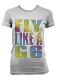 Fly Like A G6 Junior Girls T-shirt Big Bold Colorful Statement Tees