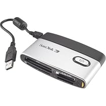 SanDisk SDDR-89-A15 ImageMate 12 in 1 Reader (Silver/Black)