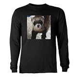 Official Smithsonian - Black-footed Ferret Long Sleeve Dark T-Shirt