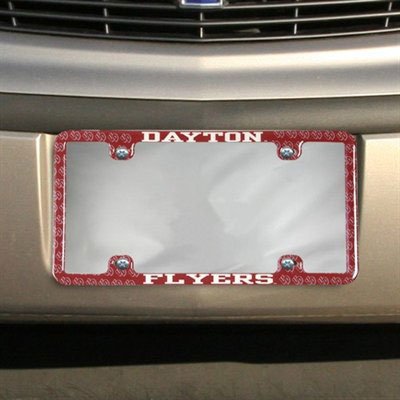 car accessory dayton-Dayton Flyers License Plate Frame with Acrylic Insert Clear Images