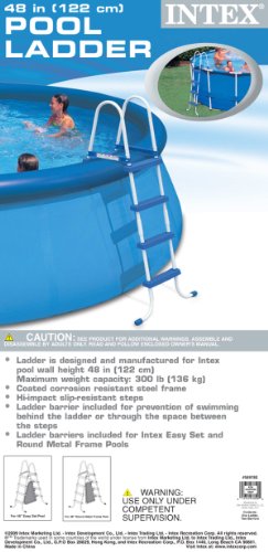 Intex 48-Inch Pool Ladder with Barrier