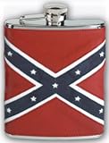 Review Simran  / Simran HFFS-6191 Ajmer 6 oz. Rebel Flag Genuine Leather Stainless Steel Flask