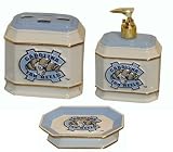 NCAA North Carolina Tar Heels 3-Piece Bathroom Gift Set