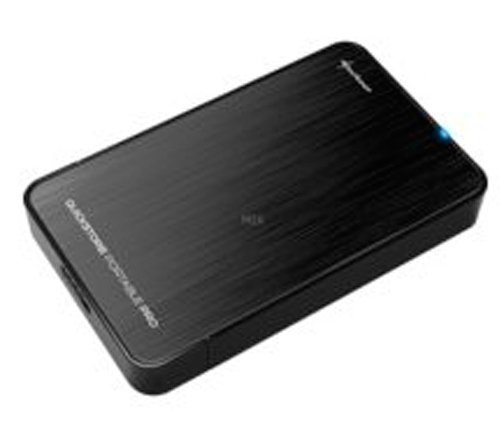 Sharkoon QuickStore Portable Pro 1TB externe Festplatte (6,4cm (2,5 Zoll), 5400rpm, USB 3.0) schwarz