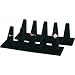 2 Black Velvet 5 Ring Finger Jewelry Holder Showcase Displays