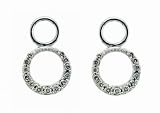 Ladies 0.15ct Diamond Circle Earring Charms
