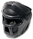 Best Price Heavy Duty Black Boxing Head Guard w Cage - Fight Gear