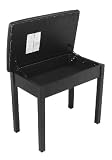On Stage KB8902 Flip Top Keyboard Bench, Black