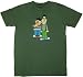 Sesame Street Bert and Ernie Military Green Men's T-Shirt Tee