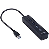 ORICO W8PH4 4 - Port Portable USB 3.0 HUB For MAC Ultra Book and Windows 8 Tablet PC - Black