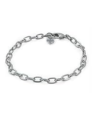 CHARM IT! Silver Single Link Chain Bracelet