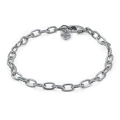Cheap Girls Jewelry CHARM IT! Silver Single Link Chain Bracelet For Sale