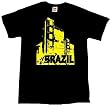 BRAZIL - Building - Black T-shirt