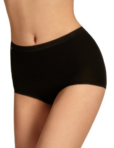 Sloggi Damen Slip Basic Maxi (118892), Gr. 42, Schwarz (BLACK) Preisvergleich