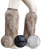 Show Girl Chic Tall Fur Leg Warmers
