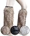 Leegoal Show Girl Chic Tall Fur Leg Warmers