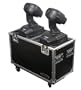 Odyssey FZMH250SX2W Flight Zone Small Dual 250 Style Moving Head Ata Case With Wheels