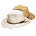 DelMonico Sun Protection Straw Hat (Small/Medium, Natural)