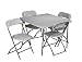 Kitchen & Housewares : Office Star 5-Piece Folding Table and Chair Set