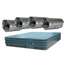 Click here to buy 4 Ch Video Encoder and Recorder 2 in 1 with 4 IR Cameras Boundle by Microseven.
