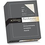 Southworth Fine Parchment Paper, 24 lb, Ivory, 500 Count (984C)