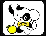 Mouse Pad with apple, dog, animal, fruit, puppy