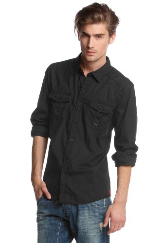 edc by ESPRIT Herren Freizeithemd, gestreift 