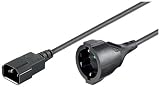 Wentronic Netzkabel (AC Stecker-Schuko Kupplung) 1,5m
