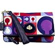 Coach Resort Op Art Foldover Clutch Wristlet Bag