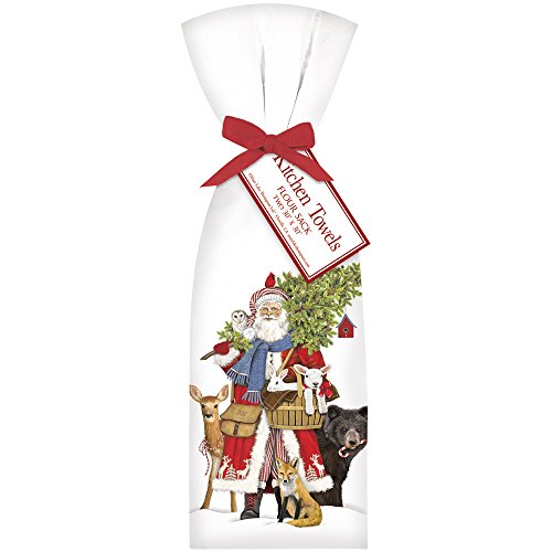 Woodland Santa Towel Set