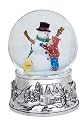 Reed & Barton Snowman Musical Snowglobe