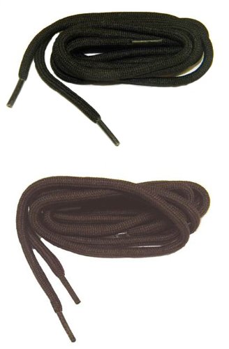 3/16 Large Diameter Polyester Hiker Boot Laces Shoelaces 2 Pair Pack
