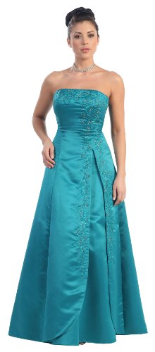 Bridesmaid Strapless Formal Dress #23708