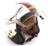 SOXON SP-325 Couleur - Jet Jethelm Retro Rollerhelm Helm Gr. S