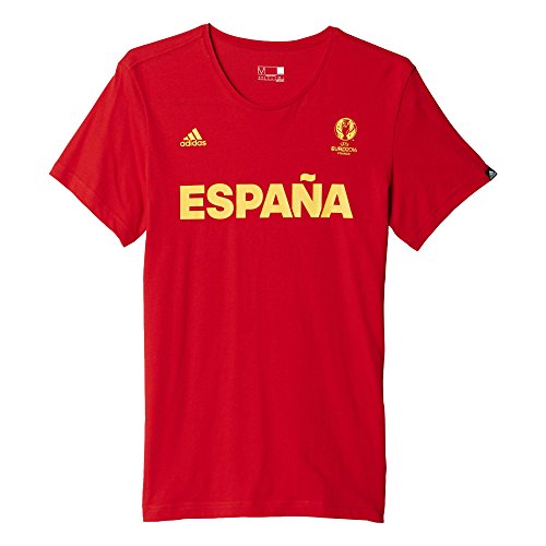 adidas Herren Fuballtrikot Spain, Rot, XL, 4056561940657