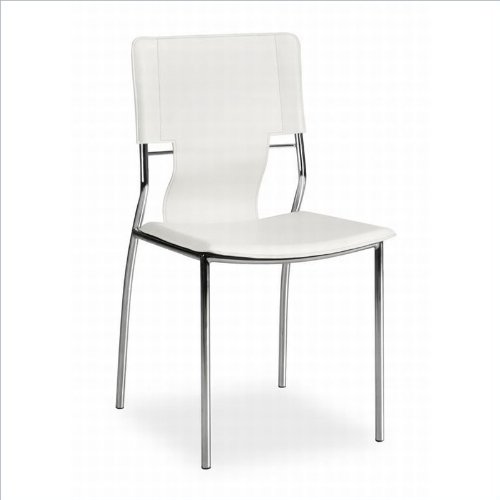 Zuo Trafico Dining Chair White (set of 4)