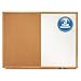 Quartet Dry Erase Board & Cork Board Combination, 3 x 2', Oak Finish Frame (S553)