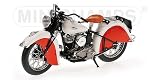 1940 INDIAN SPORT SCOUT in Dark Red and WhiteDiecast Model Motorcycle in 1:12 Scale by Minichamps