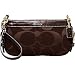 AUTHENTIC COACH ZOE SIGNATURE WRISTLET 41855 (Br/Brown)