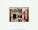 Street Scene Art Poster Print by Laurence Stephen Lowry, 10x8