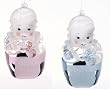 Set of 24 "It's a Boy" "It's a Girl" Baby Jingle Buddies Ornaments #22340