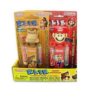 Nintendo KLIK Mario & Donkey Kong Candy Dispenser 2-Pack
