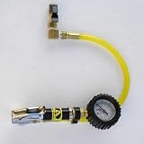 Powertank TIG-8170 Tire Inflator With Guage, HD 160 psi, Clip-on Chuck
